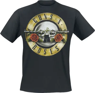 Produktbild von Guns N' Roses T-Shirt Uni Distressed Bullet schwarz 3XL