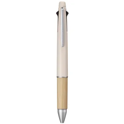 Immagine prodotto di Uni Mitsubishi Pencil Jetstream Bamboo 4&1 Penna Multifunzione • 0,5 mm • Beige
