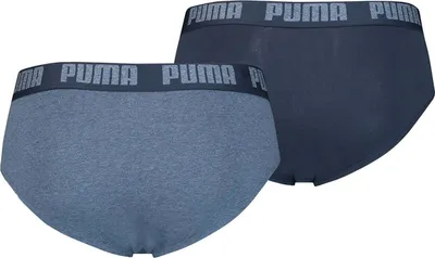 Produktbild von PUMA Herren Slips - Basic Brief, Everyday, 2er Pack Blau S