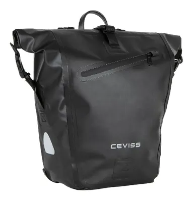 Produktbild von Fahrradtasche Packtasche 25 L Gepäckträgertasche Wasserdicht Schnellverschluss schwarz