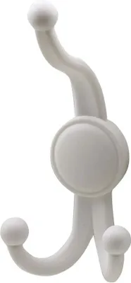 Produktbild von NS home Wandhaken Garderobenhaken Kunststoff 14 x 4 x 4 cm Weiß