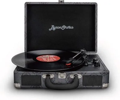 Immagine prodotto di Giradischi Bluetooth retrò con altoparlanti e connessione wireless