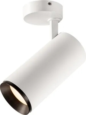 Produktbild von SLV 1004312 NUMINOS SPOT PHASE L LED Deckenaufbauleuchte weiss/schwarz 4000K 60°