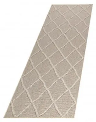 Zdjęcie produktu dla Ayyildiz | Dywan zewnętrzny sznurkowy Patara 80 cm x 250 cm - Beżowy - Trwały - Elegancki - Odporny na sierść