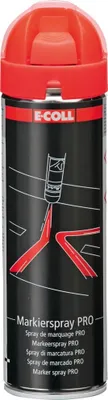 Produktbild von E-Coll PRO Markierspray 500ml rot , 9900067883