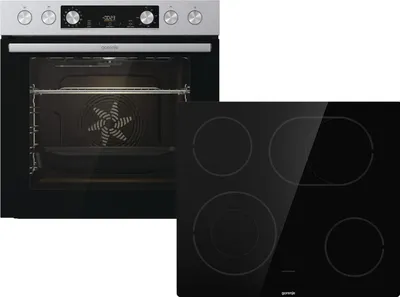 Produktbild von Gorenje Red Pepper Set S3 Einbauherd BC6737E02X + Glaskeramikkochfeld ECD643BSC