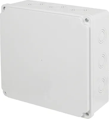 Produktbild von Abzweigkasten Abzweigdose Aufputz IP65 Spritwasser- & Staubschutz 200x200x80mm