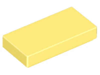 Obrázek produktu pro Lego® 1x2 kostky 3069 - 10 kusů Světle světle žlutá