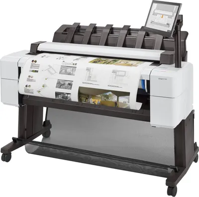 Produktbild von HP DESIGNJET T2600PS MFP - 36IN, 2400 x 1200 DPI, PostScript 3, PDF 1.7, HP-GL/2, TIFF, JPEG, HP-RTL, CALS G4, Cyan, Foto schwarz, Mattschwarz, Magenta, Gelb, Grau, 2400 x 1200 DPI, 25 - 400%, 600 x 600 DPI