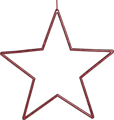 Produktbild von Dekorationssterne Weihnachten glänzend festliche Anhänger, 8 Stück