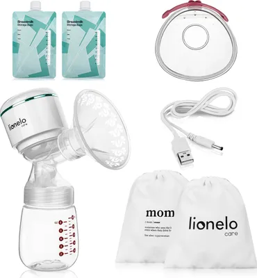 Produktbild von Lionelo Milchpumpe Fidi Plus Leistungsstarker Akku für bis zu 150 Minuten, Timer, Praktische Pause - Weiß