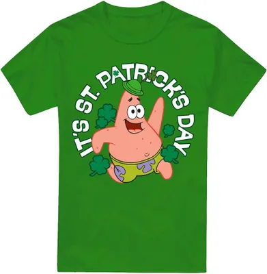 Obrázek produktu pro SpongeBob SquarePants - Pánské tričko "It's St Patrick's Day" TV6387 (XL) (Irish Green)