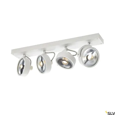 Obrázek produktu pro KALU CW, vnitřní nástěnné a stropní svítidlo, čtveřice, QPAR111, bílé, 4x75W