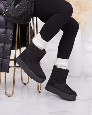 Produktbild von Royalfashion Damenstiefel a'la Schneestiefel in schwarz Dobotto, Größe 41