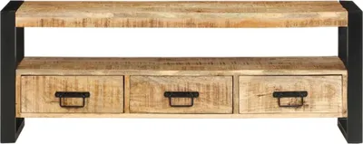 Produktbild von vidaXL TV-Schrank 120x30x45 cm Massivholz Mango