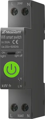 Produktbild von Smart Circuit Breaker Tuya APP WiFi-faehiger Leistungsschalter Stromstatistik Leckageschalter mit Leckageschutz ueberspannungs- und Unterspannungsschutz Handy-Fernbedienung fuer Smart Home