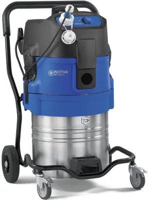 Produktbild von Nilfisk Attix 751-61 Flüssigkeitssauger mit großem Behältervolumen, kombiniert mit einer Schmutzwasserpumpe für professionelle Anwendungen, Leistung: 1500 W - Fassungsvermögen: 70 l; 302001529