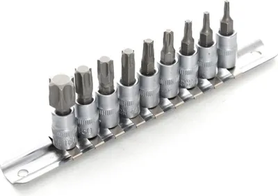 Produktbild von Kraft&Dele KD10241 1/4" Bitsatz 9 Stück