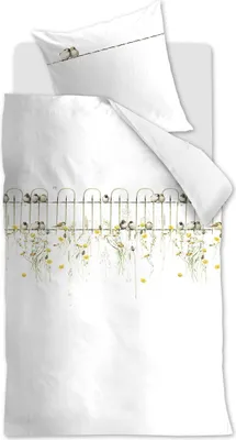 Produktbild von Marjolein Bastin Mako-Satin-Bettwäsche-Garnitur Hurdle Farbe Multi Größe 155x220