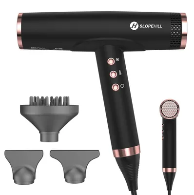 Produktbild von slopehill Professioneller Ionen Haartrockner, 110000RPM, 62dB Leise, 2000W