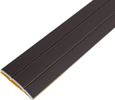 Produktbild von 38mm Aluminiumprofil Übergangsprofil Aluminium, 2 Rillen, selbstklebend, BRONZE METALLIC, Länge 1m, Breite 38mm, Germany, Übergangsschiene Aluminium eloxiert, Übergangsleiste, Aluminiumprofile