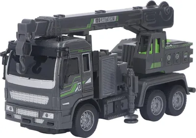 Zdjęcie produktu dla 1:32 Żuraw RC Ruchomy przegubowy model zdalnie sterowany z oświetleniem Prezent dla dziewczynek i chłopców