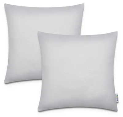 Produktbild von 2er Set Kissenbezug 45x45 Dekokissen Kissenhülle Streifen Indoor Outdoor Deko