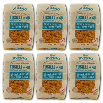 Produktbild von Rummo Glutenfreie Pasta Fusilli N.48 6 x 400 g