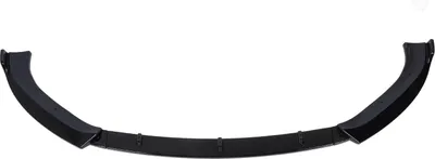 Image de 3PCS Aileron de lèvre de pare-chocs avant Diffuseur de remplacement de menton anti-rayures pour Benz CLS-Classe C257 2018-2021 Noir