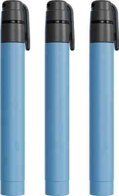 Produktbild von 3 Stueck Outdoor-Mini-Wasserfilter-Strohhalm, tragbares Notfall-Wasserfiltrationssystem fuer Camping, Wandern, Reisen