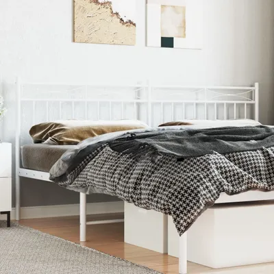 Produktbild von Cloris Designermöbel Kopfteil Metall Weiß 193 cm 2024 Neu