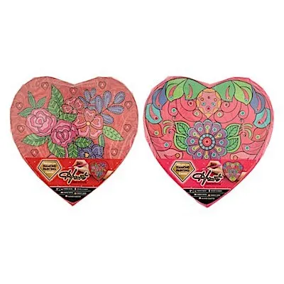 Immagine prodotto di Cuore dipinto a diamante (29x29 cm)