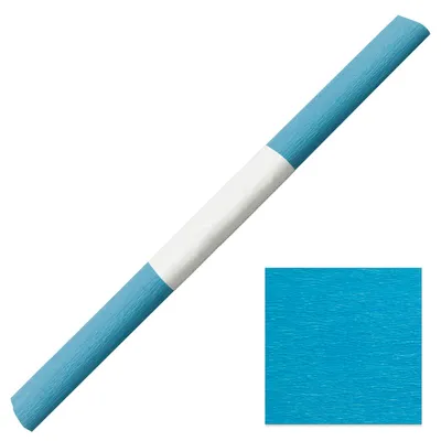 Produktbild von Aquarola Krepppapier wasserfest 50x250cm - 1 Rolle mit Banderole hellblau farbfest