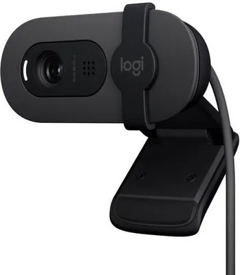 Image de Webcam - Full HD 1080p - Logitech - Brio 100 - Microphone intégré - Graphite