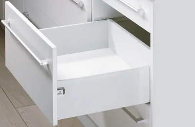 Produktbild von HETTICH MultiTech Schubkasten-Set, Systemhöhe 150 / Nennlänge 450, weiß