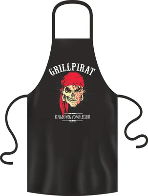 Produktbild von Grillschürze, Kochschürze, Küchenschürze, Grillpirat, Rahmenlos® 2985