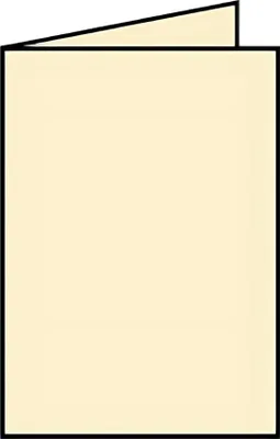 Productafbeelding van Rössler Papier 220706512 Coloretti dubbele kaart - A6 formaat, 5 stuks, crème kleur