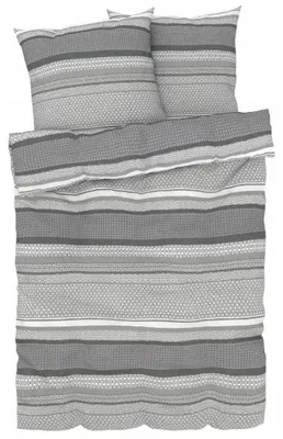Produktbild von LIVARNO home Mikrofaser Satin Bettwäsche Grau 250x200 cm