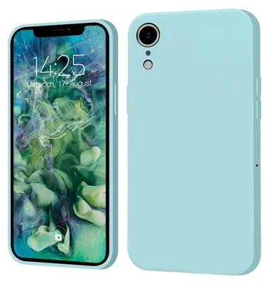Produktbild von Hülle für Apple iPhone XR Case Cover Bumper Smartphone Softgrip Schutzhülle Farbe: Hellblau