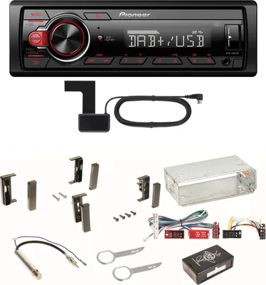 Produktbild von Pioneer MVH-130DAB Digitalradio USB Einbauset für Audi A3 8L