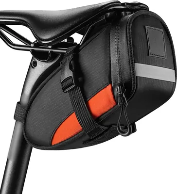Obrázok produktu pre Bike Sedlo Tube Bag Vodotesný bicykel pod sedadlami taška veľkokapacitný bicykel skladovacie tašky rýchle uvoľnenie príslušenstva pre bicykle