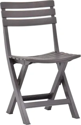 Produktbild von vidaXL Klappbare Gartenstühle 2 Stk. Kunststoff Mokka