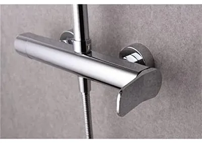 Douchekolom ausziehbar 88–125 cm, Chrom, Einhebelmischer