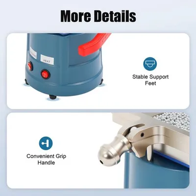 Image de Machine de moulage dentaire - 1000 W - Alliage d'aluminium - Machine de moulage sous vide pour laboratoire