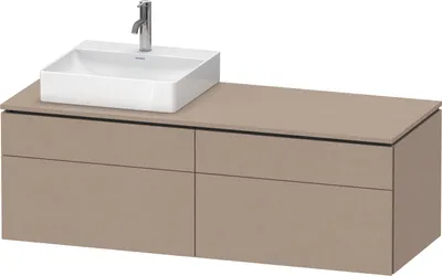 Produktbild von DURAVIT LC4870L75750000 Konsolen-WTU wandhängend L-Cube 550x1