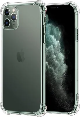 Obrázek produktu pro Pouzdro pro iPhone 11 Pro Max Protective Case Anti Shock Pouzdro na mobilní telefon Transparent Cover