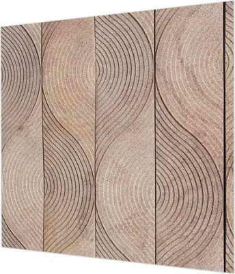 Zdjęcie produktu dla Tapeta ścienna – tapeta dekoracyjna do salonu – folia tapetowa do dekoracji ścian – 250 x 250 cm – drewniane fale