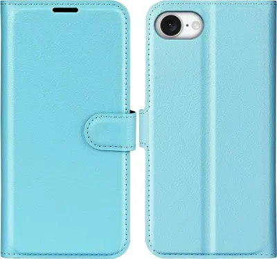 Produktbild von iPhone 16e / 17e Hülle - Coverup Klapphülle - Hellblau