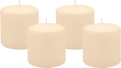Produktbild von 4er Set Adventskranzkerzen Vanilla Bisquit Ø 100 x 100 mm