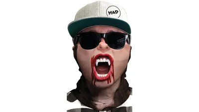 Produktbild von HAD Multifunktionstuch Originals, 50 cm, Vampire - Mehrfarbig